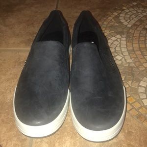 Mens ecco slide on sneakers size 14